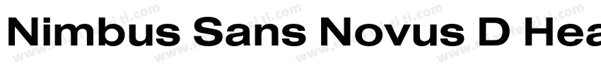 Nimbus Sans Novus D Heavy Conde Reg字体转换